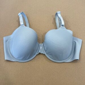 Olga 38C Women's No Side Effects Light Blue Underwire Bra